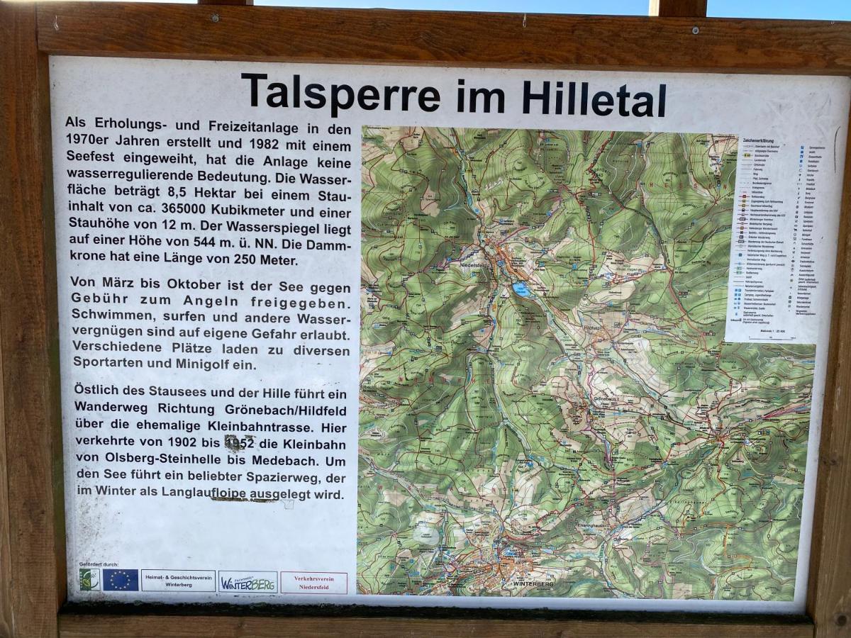 Ferienwohnung Am Hillestausee Winterberg Dış mekan fotoğraf