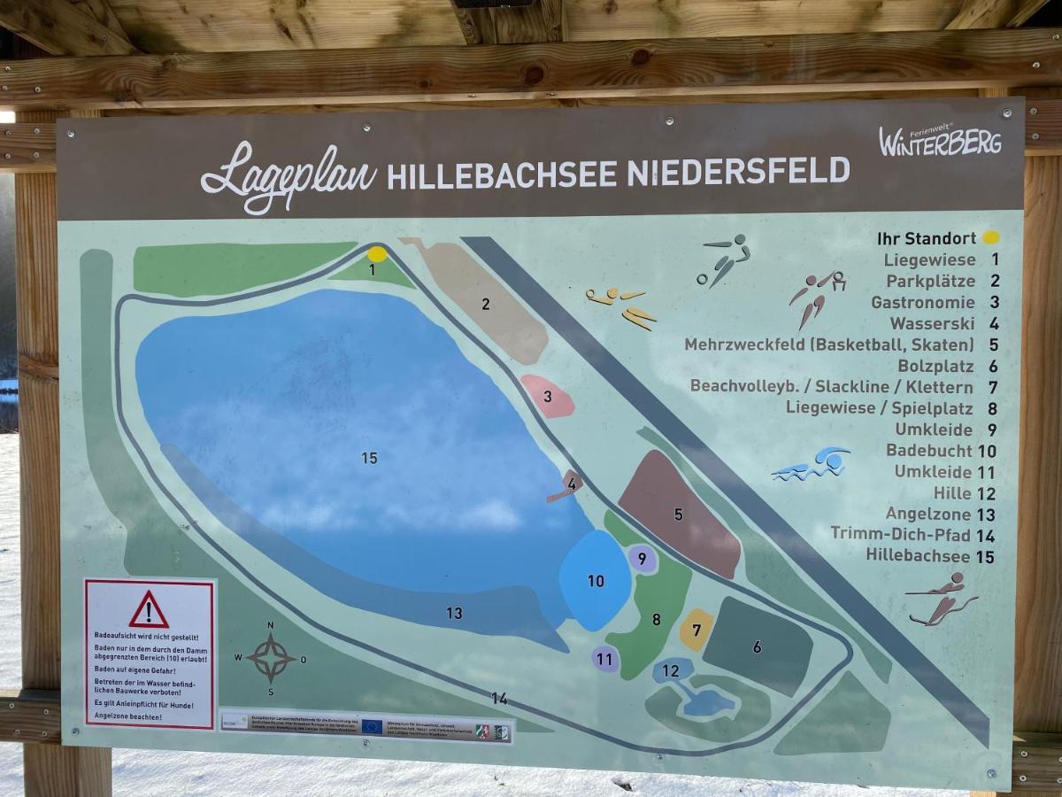 Ferienwohnung Am Hillestausee Winterberg Dış mekan fotoğraf